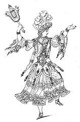 Cours hebdomadaires de Danse Baroque des Fêtes d'Hébé, avec Irène GINGER